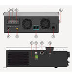 Гібридний сонячний інвертор Must 3200W 24V 100A (PV18-3224 PRO 3,2 кВт), фото 4