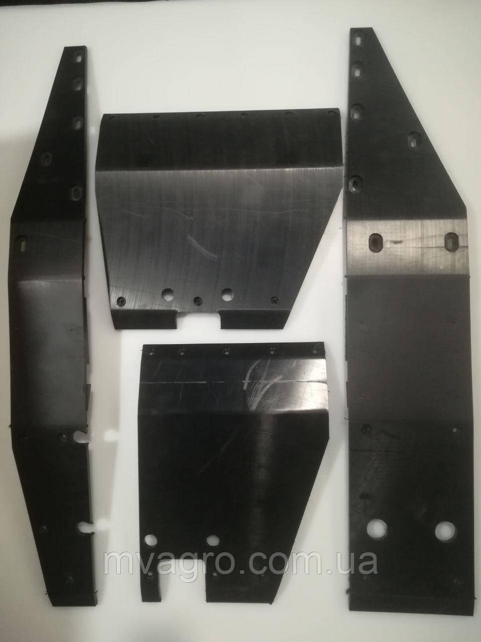 Пластиковий комплект захисту жатки. Захисна пластина жатки., фото 1