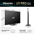Телевізор HISENSE 55U7Q PRO, фото 4