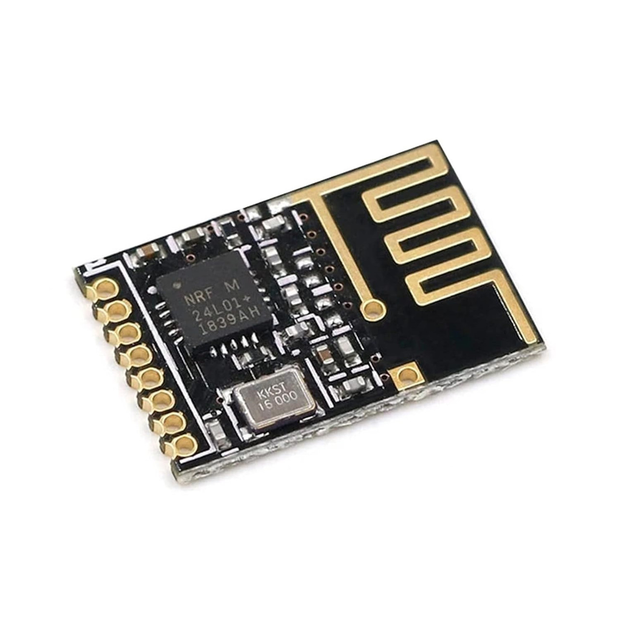 Трансивер бездротовий NRF24L01 SMD 2.4GHz, 100м для Arduino, ESP32, STM32, IoT радіозв’язку