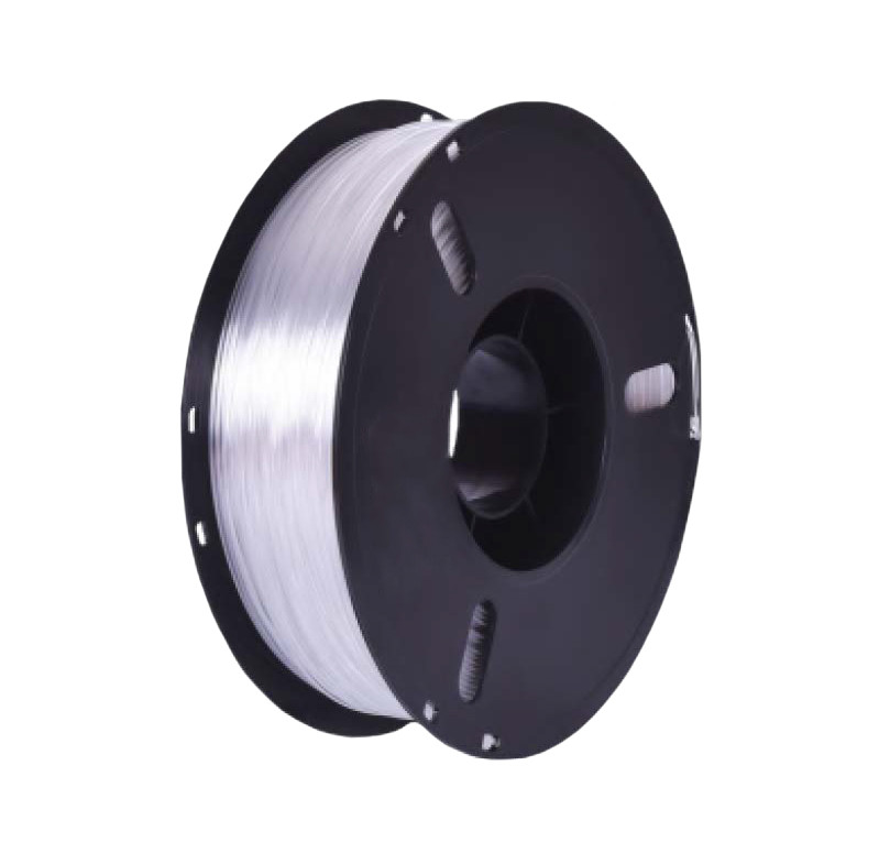 PETG нитка для 3D друку 1.75 мм, 1 кг, прозорий (Transparent), міцний пластик для 3D-принтера