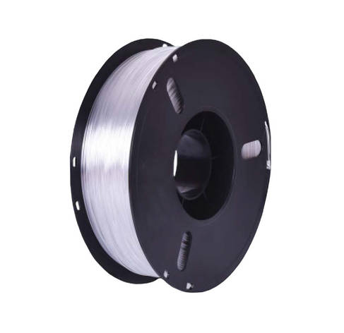 PETG нитка для 3D друку 1.75 мм, 1 кг, прозорий (Transparent), міцний пластик для 3D-принтера, фото 1