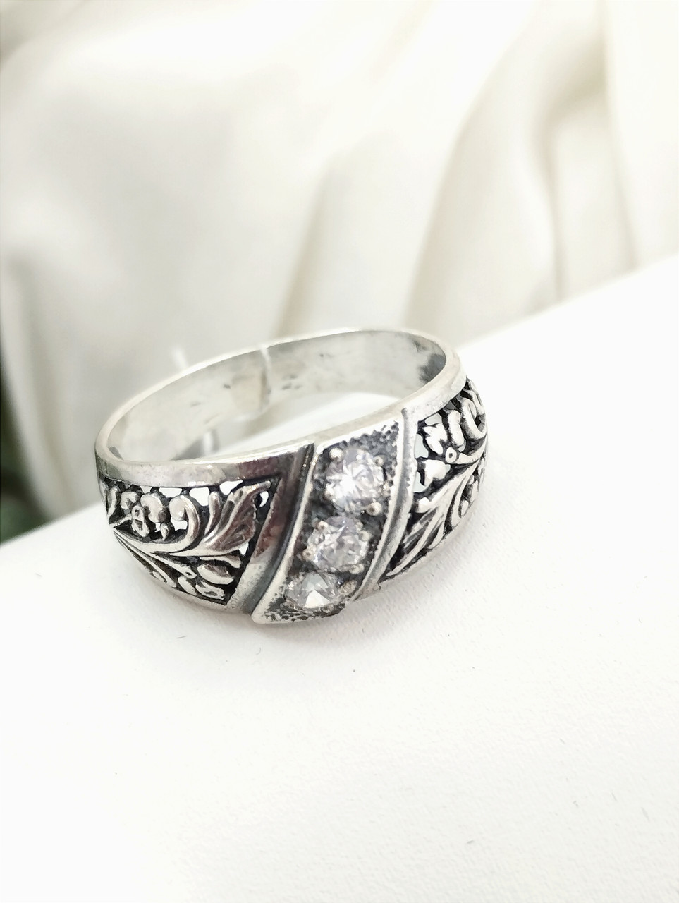 Срібне жіноче кільце 925 проби