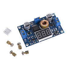 Знижувальний перетворювач із вольтметром, XL4015 5A (одна кнопка)
