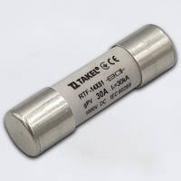 Плавка вставка предохранителя RTF 10х38 30А 1000V DC 30kA TAKEL 514759