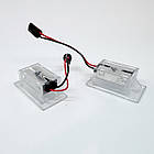 Штатна LED-підсвітка номерних знаків Ford Focus, Escort, Fiesta, Granada Scorpio, фото 4