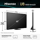 Телевізор HISENSE 65U8Q, фото 7