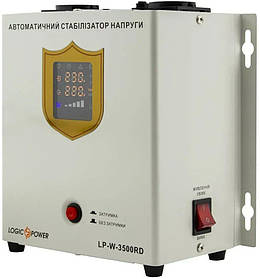 Автоматичний стабілізатор напруги LogicPower LP-W-3500RD (2100 Вт, 7 ступенів стабілізації)