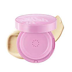 Кушон для обличчя з сяючим ефектом UNLEASHIA Don't Touch Glass Pink Cushion SPF50+ PA++++ (Тон: #21N