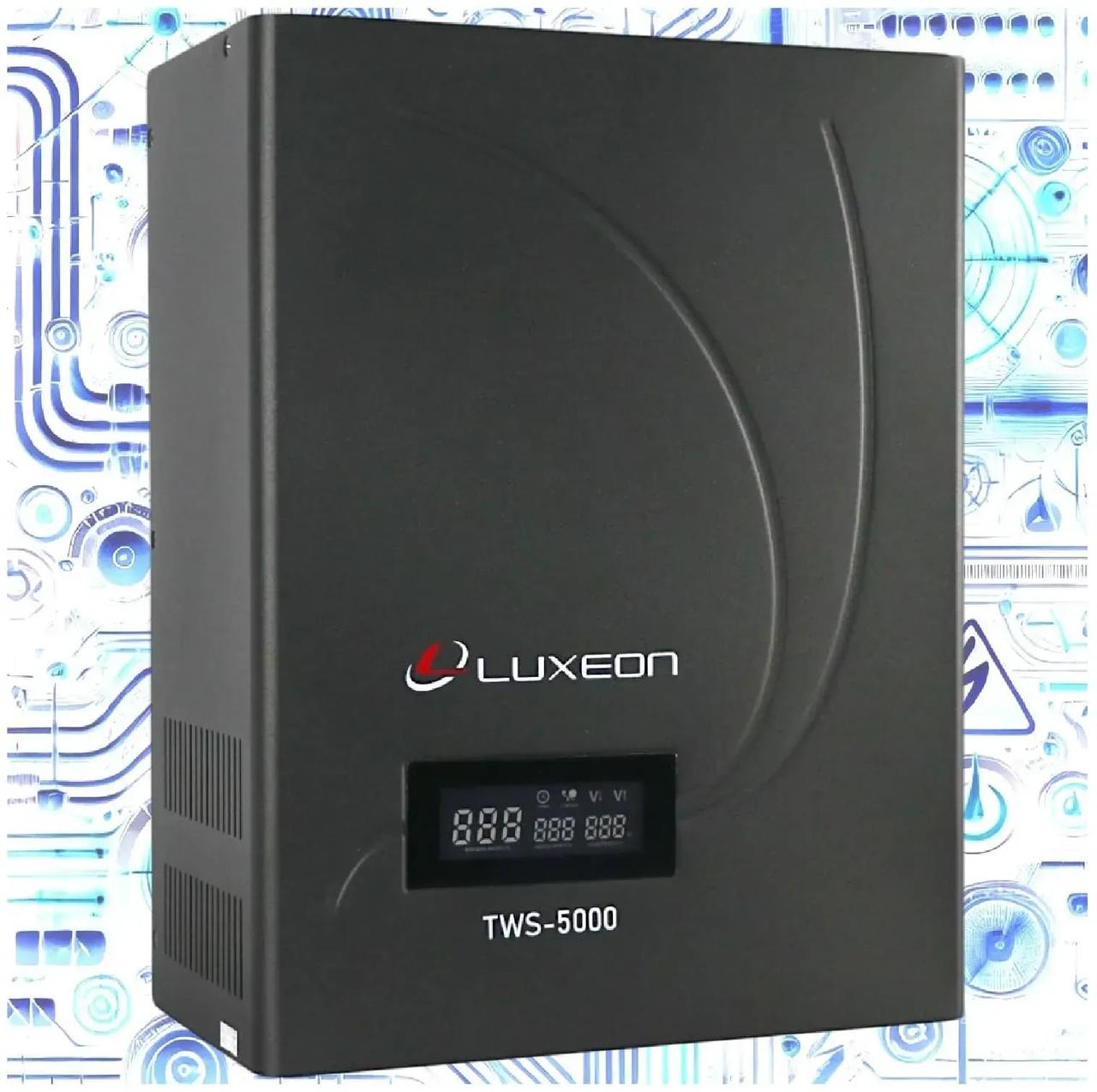 Автоматичний стабілізатор напруги Luxeon TWS-5000 Сервопривідний, фото 1
