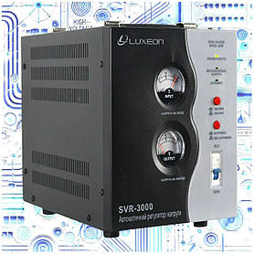 Автоматичний стабілізатор напруги Luxeon SVR-3000 чорний