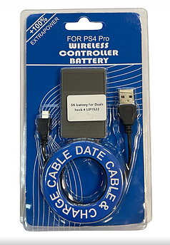 Батарея для Sony для Dualshock 4 LIP1522 з кабелем, 1000 mAh
