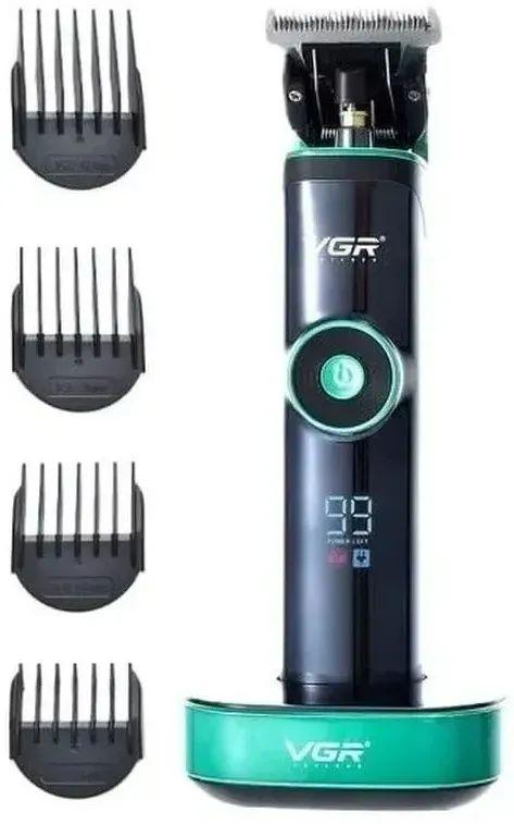 Тример для стриження VGR V-671 акумуляторний із набором насадок, фото 1