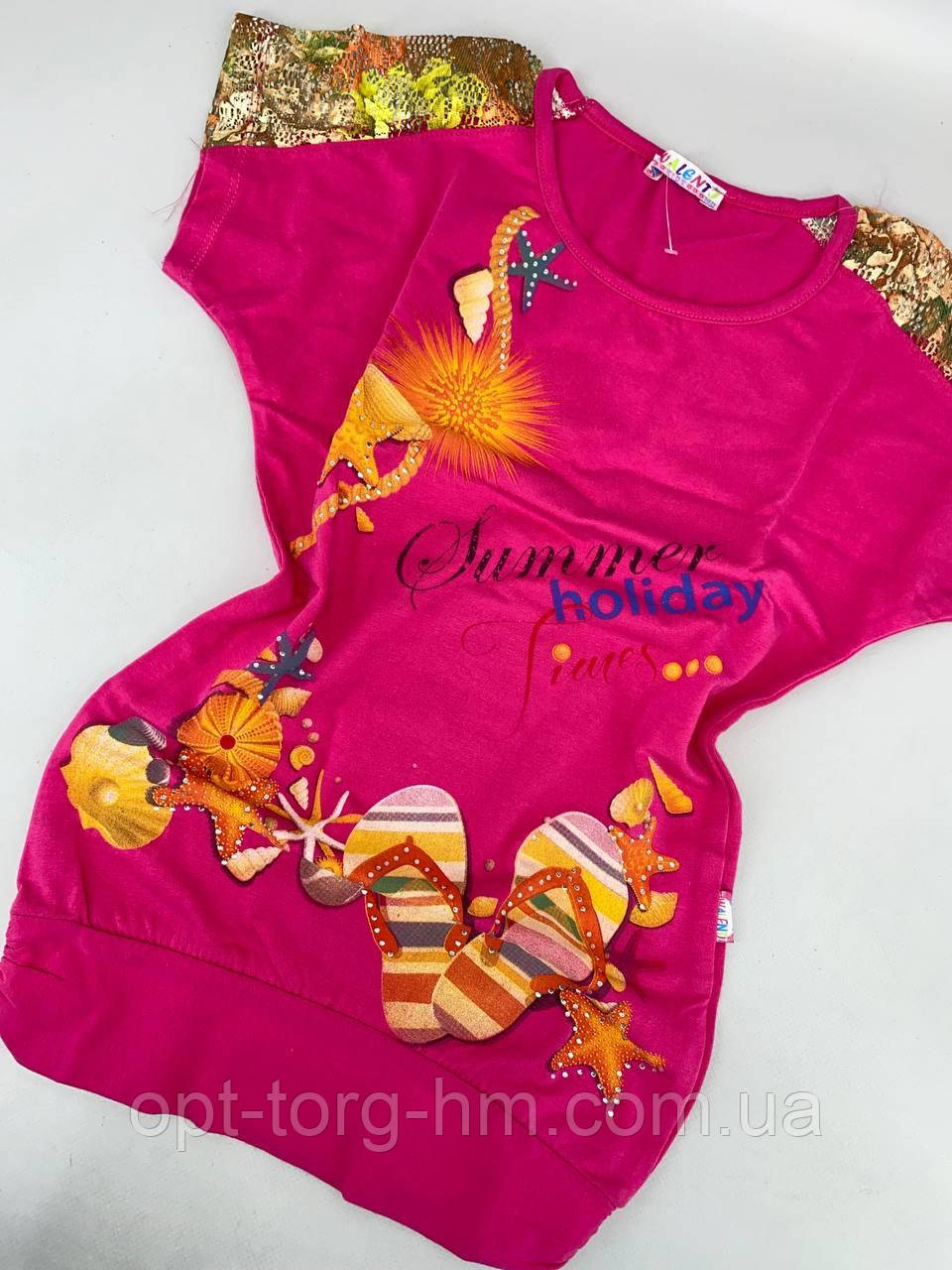 Туніка-футболка для дівчаток Туреччина, фото 1