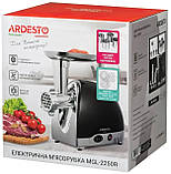 М'ясорубка Ardesto MGL-2250R (1800 Вт, 2.0 кг/хв, + шаткування + ковбаси + кокбе), фото 9