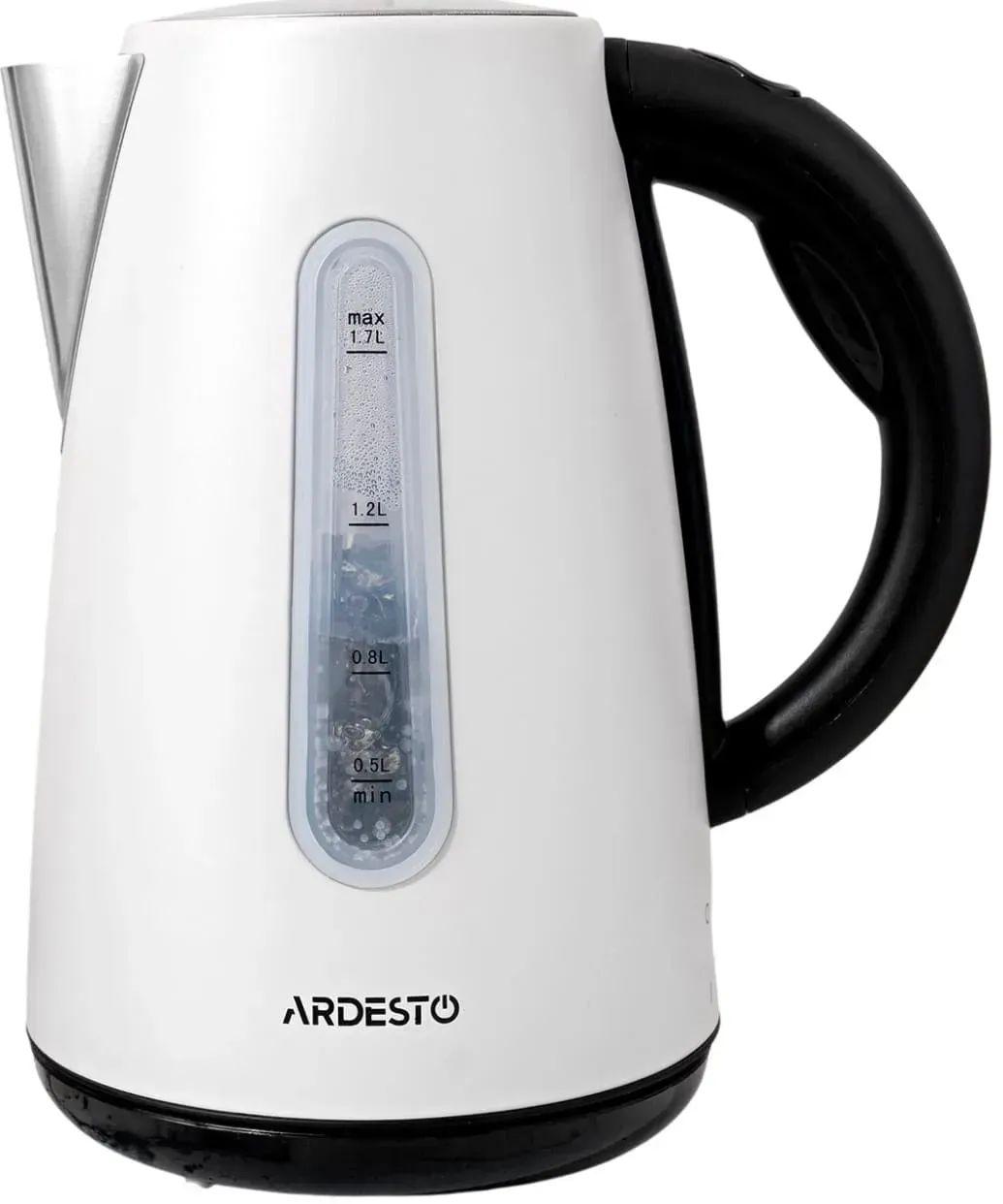 Електрочайник Ardesto EKL-F300W (1.7 л, 2200 Вт, неіржавка сталь)