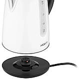 Електрочайник Ardesto EKL-F300W (1.7 л, 2200 Вт, неіржавка сталь), фото 7