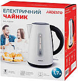 Електрочайник Ardesto EKL-F300W (1.7 л, 2200 Вт, неіржавка сталь), фото 10