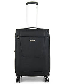 Валіза середня M тканина чорна 67х42х28(+5)см/67л/3.1кг/Airtex 825