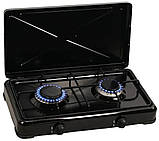 Настільна газова плита KITE TGS-200 чорна, фото 2