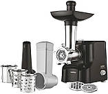 М'ясорубка Zelmer ZMM1525B (1500 Вт, 1.5 кг/хв, + шаткування + ковбаси + кокбе), фото 2