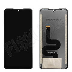Дисплей для Oukitel WP8 Pro, з тачскрином у зборі, колір чорний