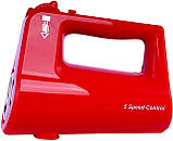 Міксер Midea HM 0293 RE (400 Вт, 5 швидкостей з режимом TURBO), фото 3