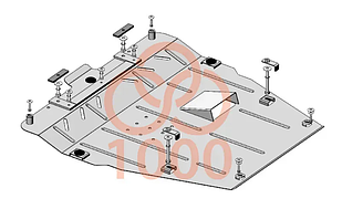 Захист двигуна Lexus ES 300 h (2018--) Кольчуга