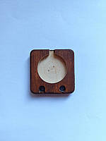 Плашка для опечатування, опломбовування. Коричнева