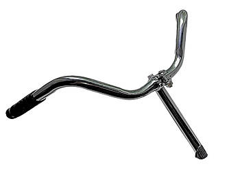 Кермо сталеве вигнуте 25.4 х 500 мм з виносом 22.2 мм