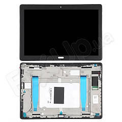 Дисплей для Lenovo Tab P10 TB-X705L LTE/TB X705F Wi-Fi, з тачскрином і рамкою в зборі, колір чорний