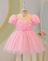 Святкова сукня для дівчинки рожева Троянда 5-6 років 116-120