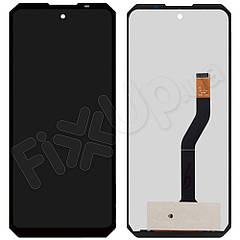 Дисплей для Oukitel WP10, з тачскрином у зборі, колір чорний