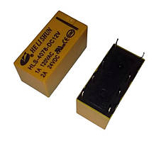 Реле HELISHUN HLS-4078-12VDC, 1/2A (1С) 12VDC, обмотка 12В
