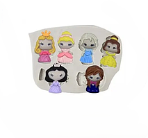 Молд силіконовий Ляльки 89 на 61 мм сірий