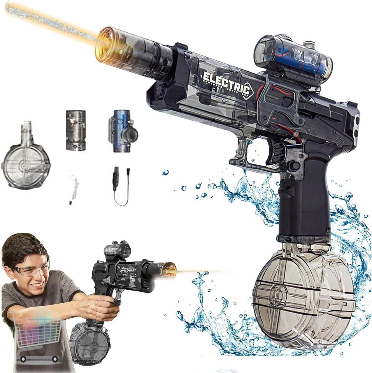 Електричний водяний пістолет A2 / T60 з підсвіткою, фото 1