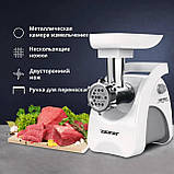 М'ясорубка потужна Zelmer ZMM9801B (2200 Вт, 3.0 кг/хв + ковбаси), фото 11