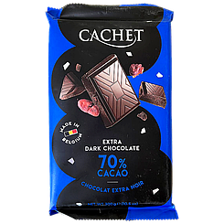 Шоколад чорний №45 Кашет Cashet dark 70% 300g 12шт/ящ (Код: 00-00004165)