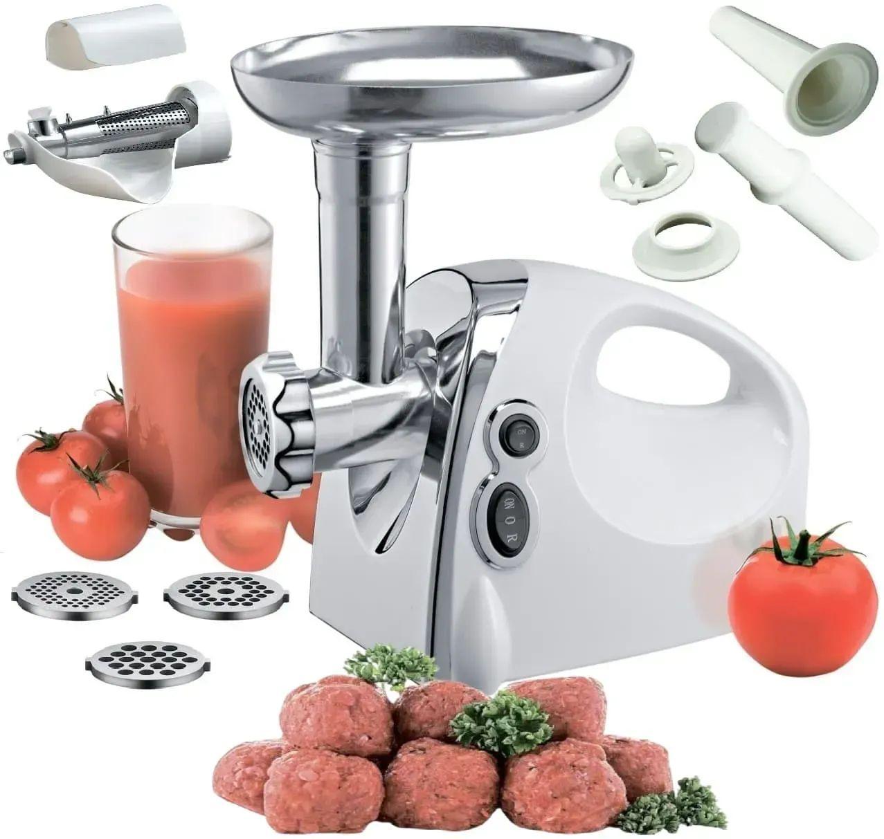 М'ясорубка Vimar VMG-1530 (1500 Вт, 2.2 кг/хв + томати + ковбаси + кокбе)