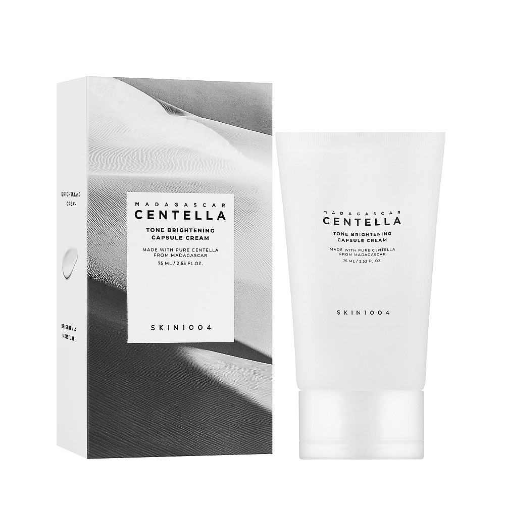 Освітлювальний крем для обличчя SKIN1004 Madagascar Centella Tone Brightening Capsule Cream 75ml, фото 1