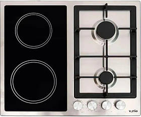 Варильна поверхня комбінована Ventolux HG622 B9G CS (X)