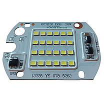 Світлодіодна матриця SMD +IC драйвер 30 W, 220 V з вбудованим блоком живлення (40х58.75мм) STS987