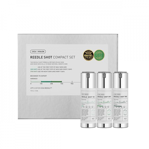 Набір сироваток для обличчя з мікроголками VT COSMETICS Reedle Shot Compact Set, фото 1