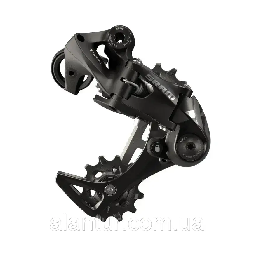 Задній перемикач SRAM X01 DH 7 Speed Type 3.0 Short Cage Black A3