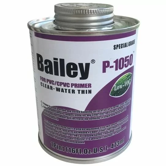 Очисник (Праймер) Bailey P-1050 473 мл для очищення ПВХ труб і сполучних фітингів