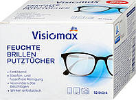 Чистячі серветки для окулярів VISIOMAX Brillenputztücher, 52 st.