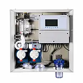 Панель керування дозацією AquaViva PH+Free Cl 5 л/год + Комірка + 2 насоси