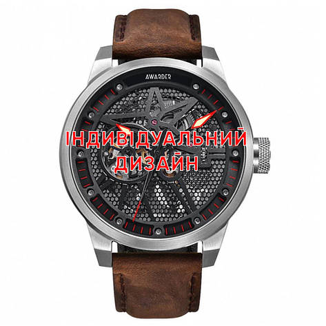 Awarder 058 Silver-Red Leather Індивідуальний дизайн, фото 1
