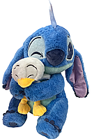 М'яка плюшева іграшка Стіч з каченям Stitch  35см
