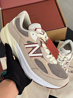 Кросівки New Balance x Loro Piana чоловічі білі шкіра замша та текстиль